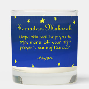 Ramadan Night Prayer Helper Gift Scented Candle