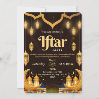 Ramadan Nights: Join Us for a Special Iftar Gather Invitation