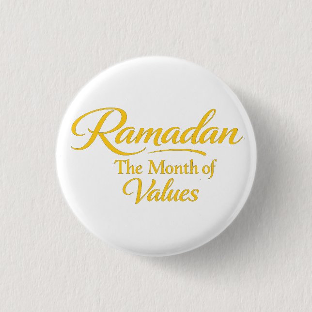 Ramadan of Values Button (Front)