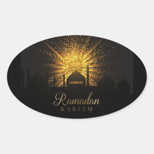 Ramadan Oval Sticker