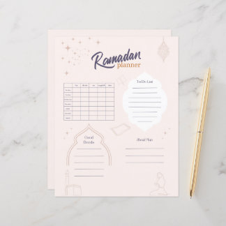 Ramadan planner