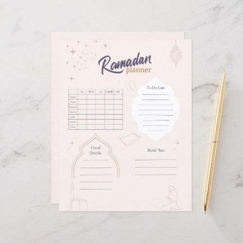 Ramadan planner