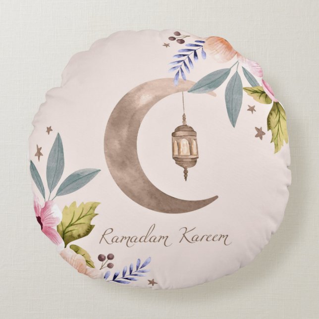 Ramadan   round pillow (Front)