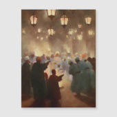 Ramadan scene from 1902 magnetic card (Front)