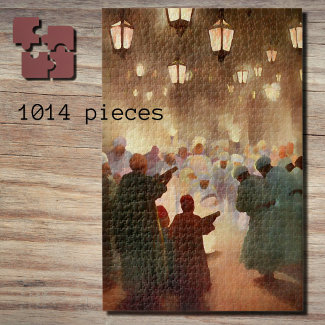 Ramadan scene from 1902 -painting