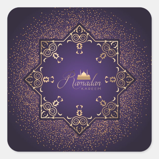 Ramadan Square Sticker (Front)