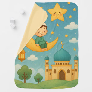 Ramadan themed baby blanket