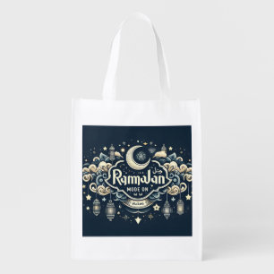 Ramadan Tote Bag Islamic Crescent Gift Chic