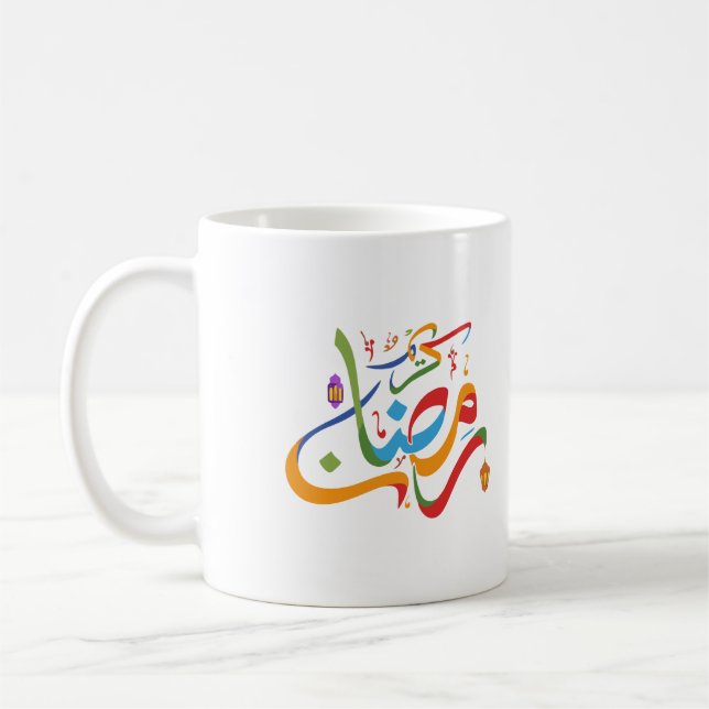 Ramadhan Kareem Colorful Coffee Mug (Left)