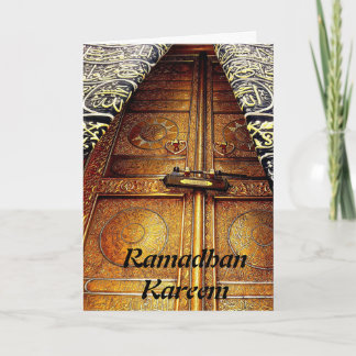 Ramadhan Kareem Islamic Muslim greeting card