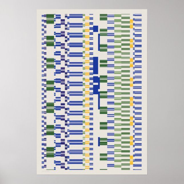 Ramanujan Numbers Pattern  Poster (Front)