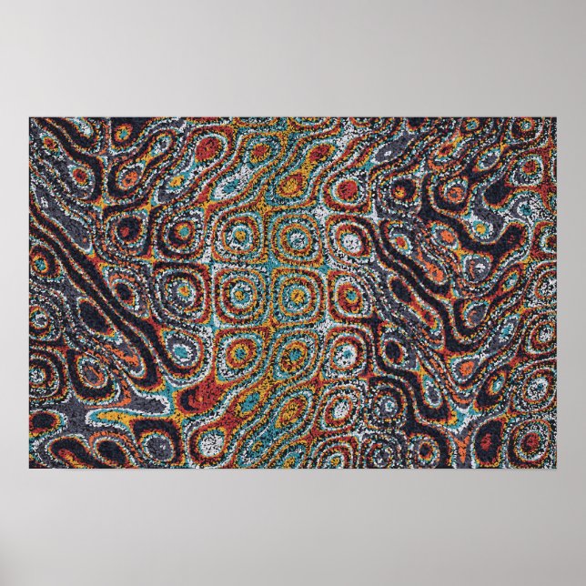 Ramanujan Theta Flow Field  Poster (Front)