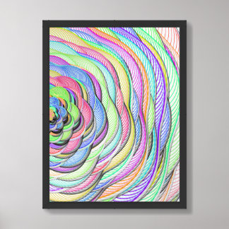 Ramanujan Wave Pattern  Framed Art