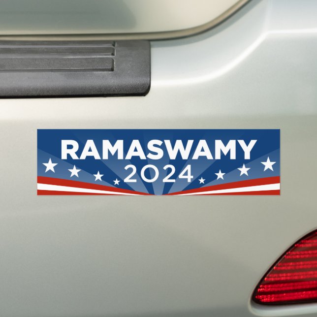 Ramaswamy 2024 bumper sticker (On Car)