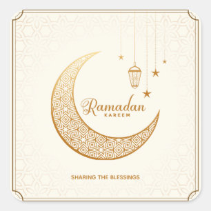Ramazan Ramadan Kareen Square Sticker
