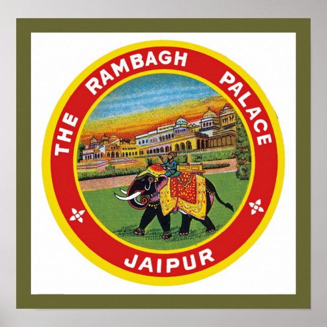 Rambagh Palace Jaipur Poster (Front)