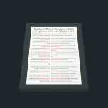 Rambam's 13 Principles of Jewish Faith Dark Gray Canvas Print<br><div class="desc">The Rambam's 13 principles of faith were formulated in his commentary on the Mishnah (tractate Sanhedrin, chapter 10). Author: Moses ben Maimon (1138–1204), commonly known as Maimonides and also referred to by the acronym Rambam (רמב״ם), was a Sephardic Jewish philosopher who became one of the most prolific and influential Torah...</div>