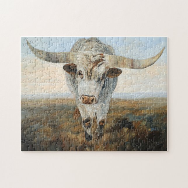 Ramblin' On Cow Jigsaw Puzzle (Horizontal)