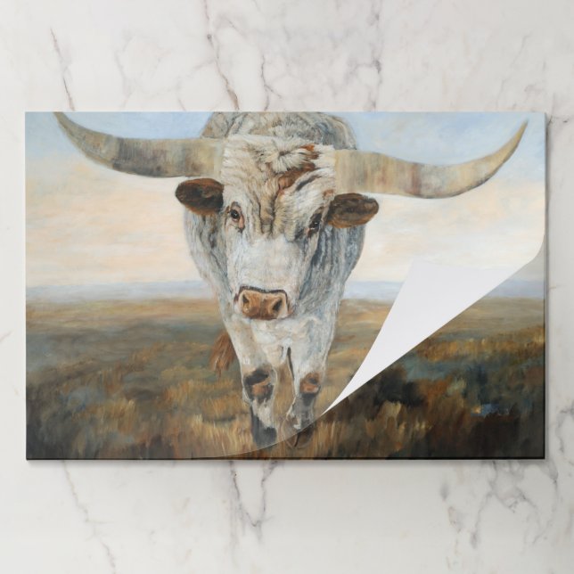 Ramblin' On Cow Paper Pad (Folded)