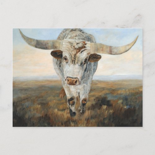 Ramblin On Cow Postcard