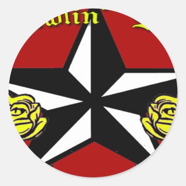 Ramblin Rose Sticker (Front)