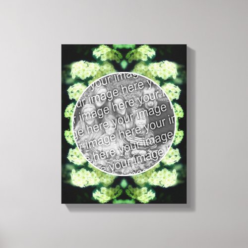 Rambling Wild White Roses Create Your Own Photo Canvas Print