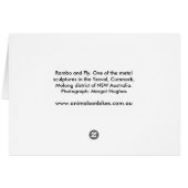 Rambo and Fly Cards (Back Horizontal)