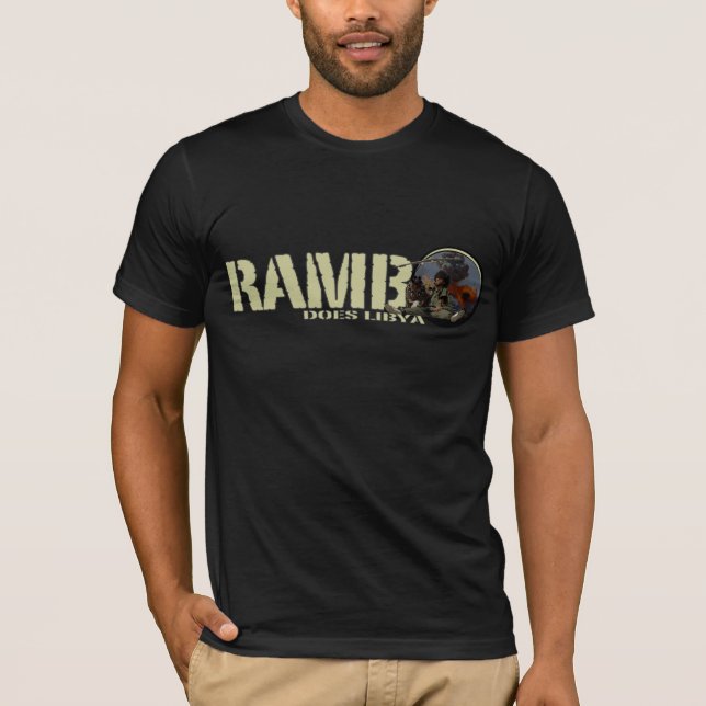 RAMBO DOES LIBYA T-Shirt (Front)