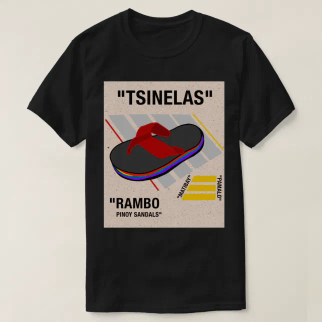 RAMBO PINOY SANDALS T-Shirt | Zazzle