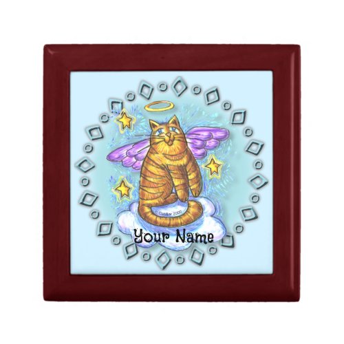 Ramboe Kitty Cat Angel custom name Gift Box