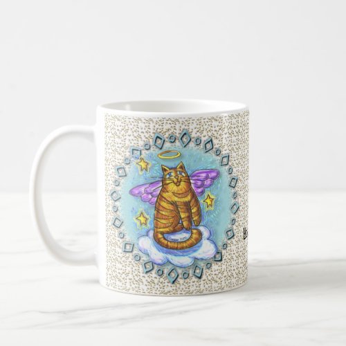 Ramboe Kitty Cat Angel custom name mug