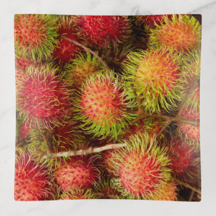 Rambutan Fruit at Can Duoc Market Trinket Tray