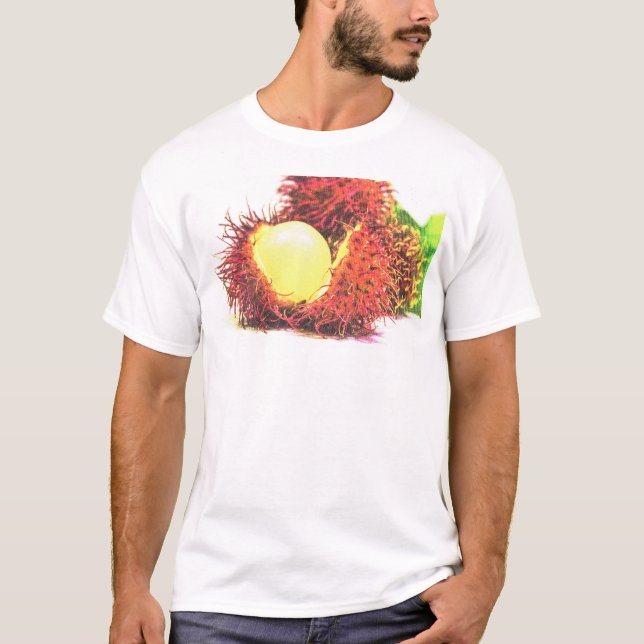 "Rambutan Fruit" Cute Photo. Buy Now T-Shirt (Front)