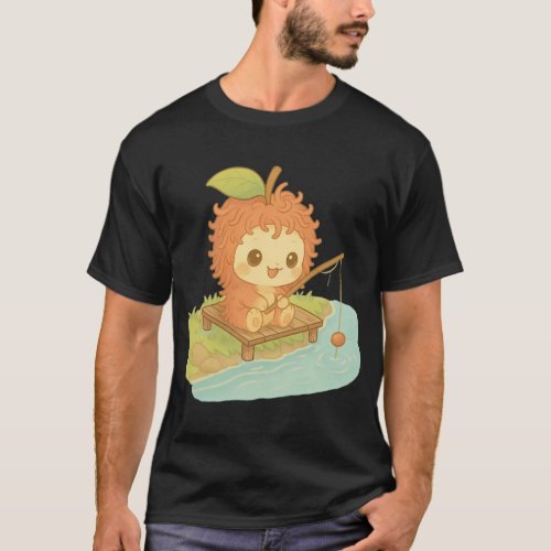 Rambutan Spirit's Rainy Day Fishing Adventur T-Shirt