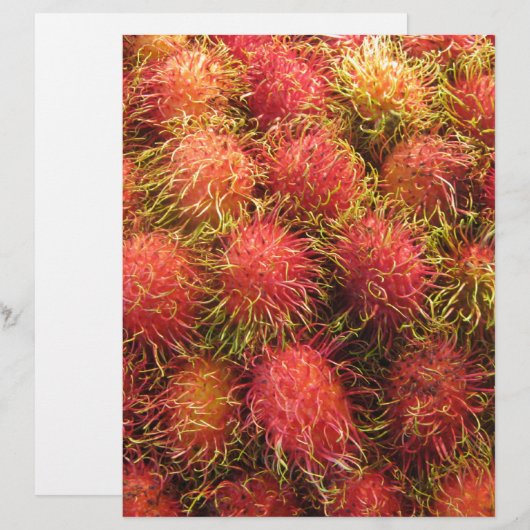 Rambutan Tropical Fruit (Front/Back)