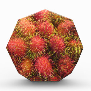 Rambutan Tropical Fruit Acrylic Award