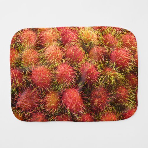 Rambutan Tropical Fruit Burp Cloth