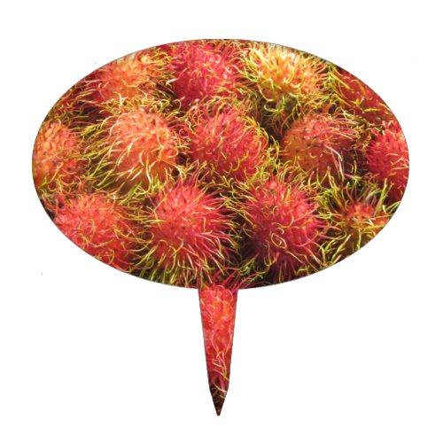 Rambutan Tropical Fruit Cake Topper