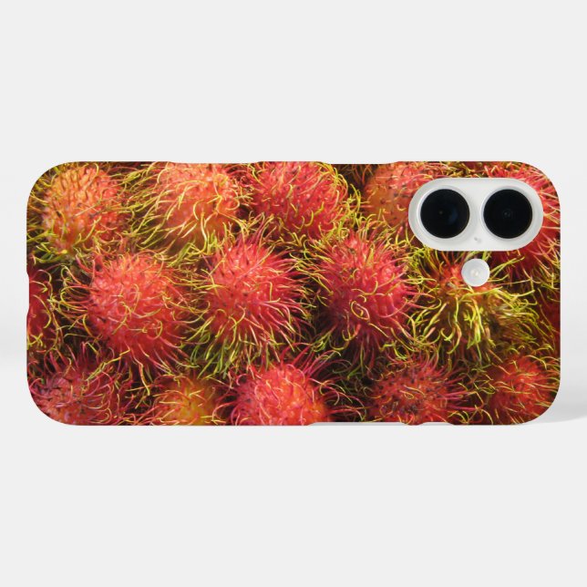 Rambutan Tropical Fruit Case-Mate iPhone Case (Back (Horizontal))