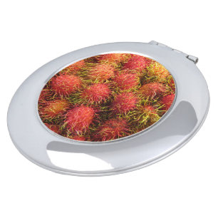 Rambutan Tropical Fruit Compact Mirror