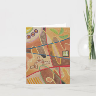 Ramen Abstract Card