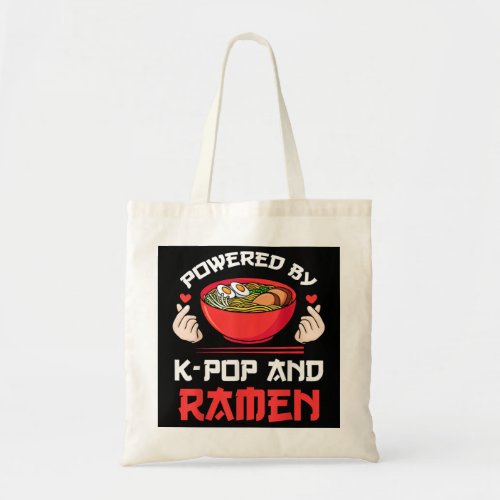 Ramen and K_Pop Graphic for Teen Girls  Tote Bag