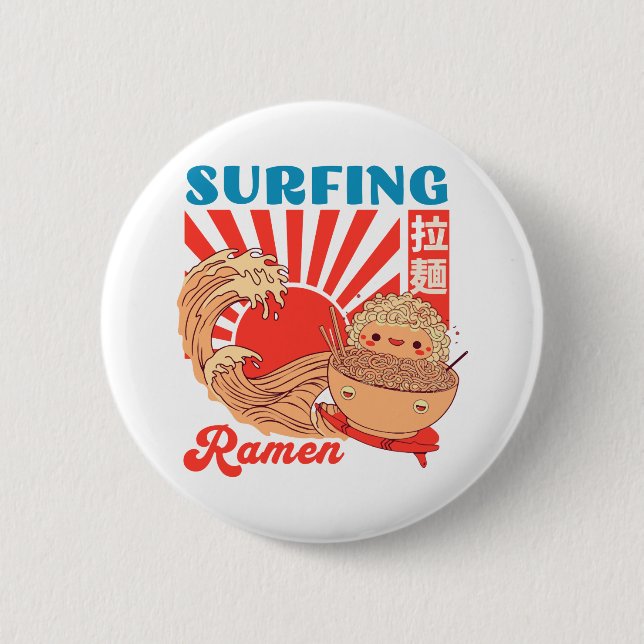 Ramen and wave button (Front)
