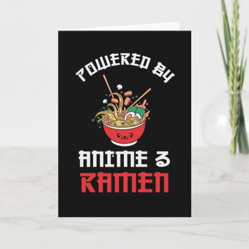 Ramen  Anime Lovers  Perfect Gift Card