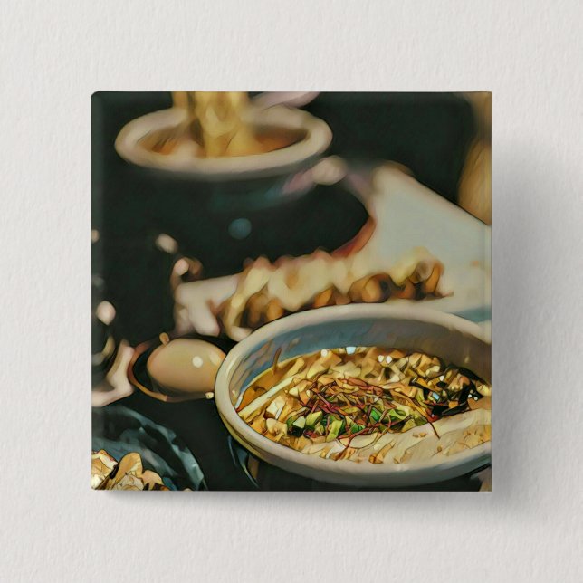 Ramen artwork button (Front)
