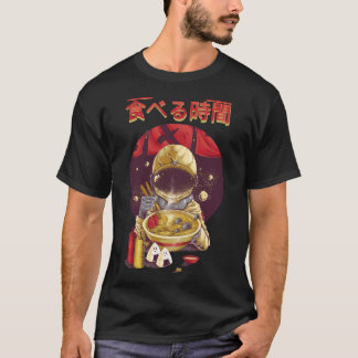 Ramen Astronaut Vintage Kawaii Otaku Japanese Nood T-Shirt