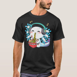 Ramen Axolotl Japanese Noodles Anime Otaku Nu Goth T-Shirt