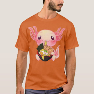 Ramen Axolotl Kawaii Anime Japanese Food Gift Teen T-Shirt
