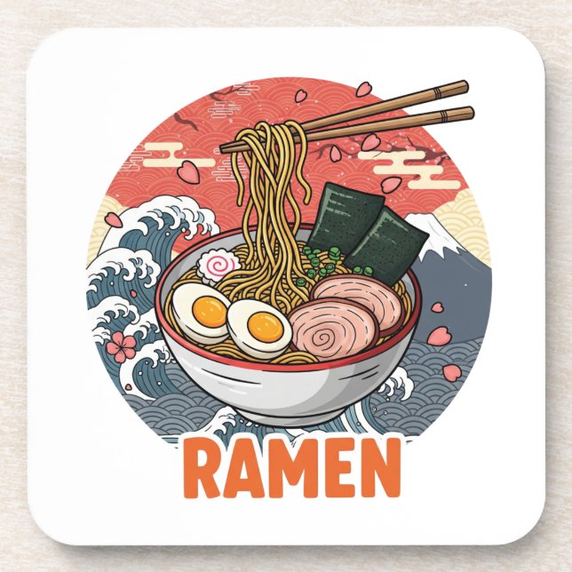 Ramen Beverage Coaster (Front)