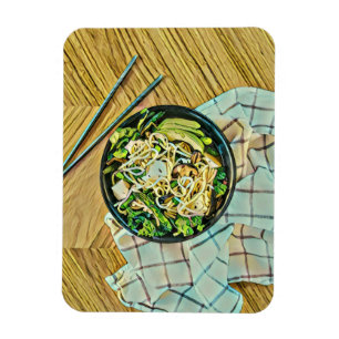 Ramen birthday gift magnet